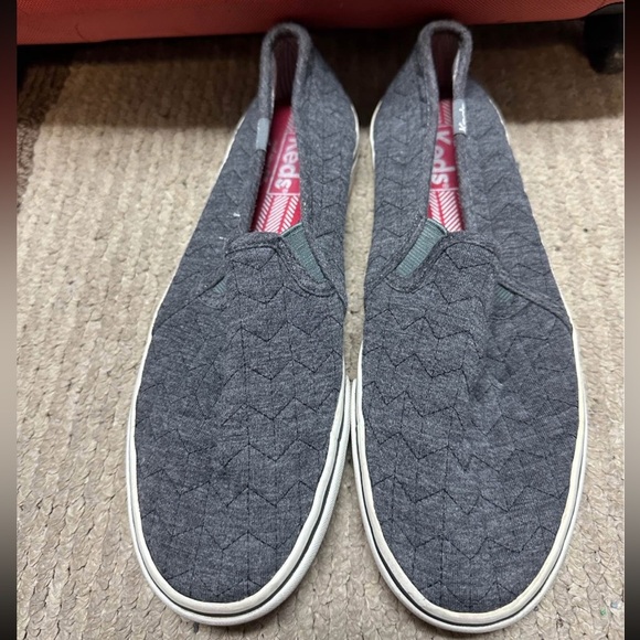 Keds Shoes - EUC Keds Double Decker Quilted Jersey Sneakers Gray - 7.5